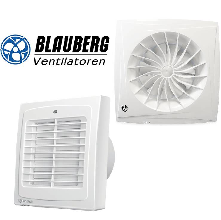 Blauberg badkamerventilatoren