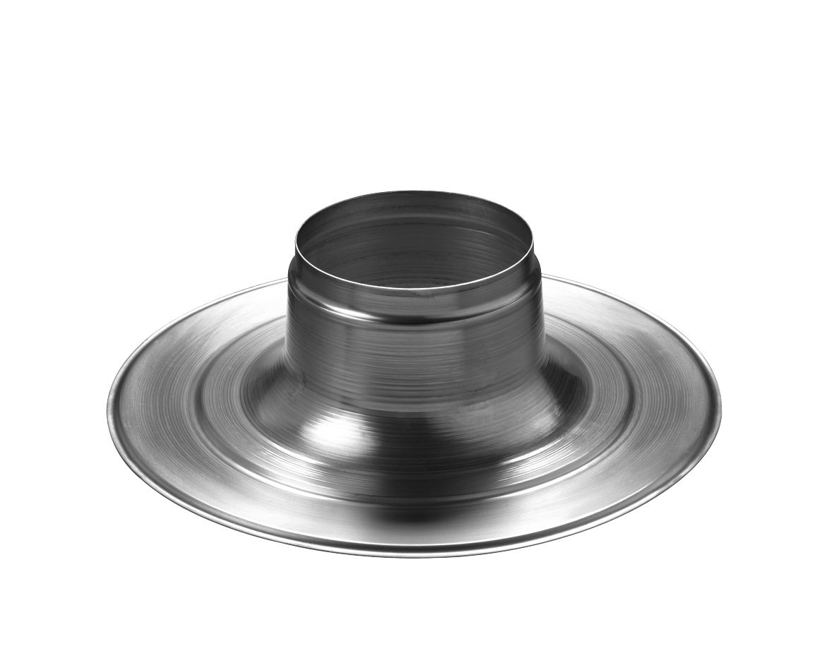 Plakplaat aluminium 130 t.b.v. pijpdakventilatoren Orcon (0146153) afbeelding 1