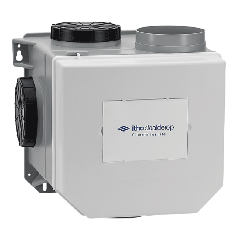 Itho Daalderop CVE-S eco fan ventilator box high performance RFT HP + vochtsensor - perilex stekker afbeelding