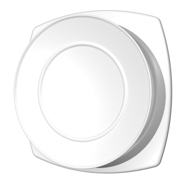 Kunststof ventilatierooster Ø100mm - toevoer - wit afbeelding 1