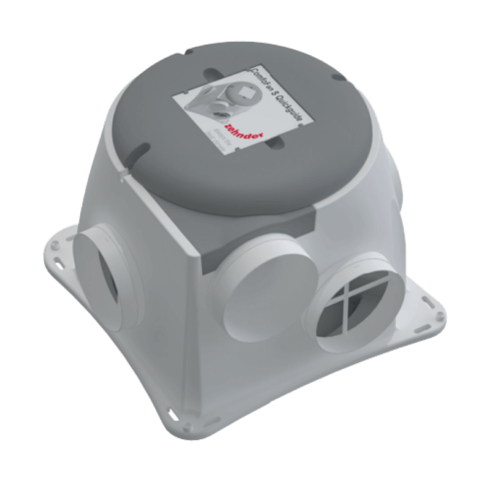 Zehnder Woonhuisventilator Comfofan Silent 460 m3/h met vochtsensor (Perilex) - 458005606 afbeelding 1