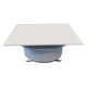 Ducovent Design vierkant XL ventilatieventiel wit Ø125 mmthumbnail