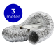 Ongeïsoleerde flexibele slang - Ø150mm - 3 meter - aluminiumthumbnail