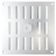 Aluminium afsluitbaar schuifrooster opbouw 195 x 195mm - ALUthumbnail Aluminium afsluitbaar schuifrooster opbouw 195 x 195mm - ALUthumbnail