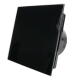 Whisper Pro-Design badkamerventilator - Ø100mm - aan/uit - vlak glas - glans zwart - zwarte ventilatorthumbnail