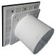 Badkamer/toilet ventilator - met timer & vochtsensor - Ø100mm - vlak glas - glans zwartthumbnail