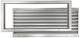 Deurrooster aluminium LxH 500 x 200mm (binnen- en buitendeur) (G34-5020AA)thumbnail