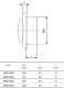 Ventilatie ventiel kunststof rond 125mm wit met klemveren en busthumbnail