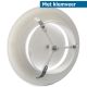 Ventilatie ventiel kunststof rond 100mm wit met klemveren en busthumbnail