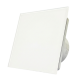 Badkamer/toilet ventilator - standaard - Ø125mm - vlak glas - mat witthumbnail