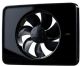 Nedco Intellivent 2.0 badkamerventilator zwart 134 m3/h thumbnail