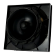 Renson Aeroo Designventiel vierkant - kunststof  Ø125mm - RAL9005thumbnail