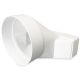 Verloopstuk - 204x60mm naar Ø150mm - asymmetrischthumbnail