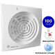 S&P Silent 100 CHZ Visual TIMER + VOCHTSENSOR Badkamer/ toilet ventilator - Ø100mmthumbnail