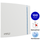 S&P Silent Design 100 CHZ TIMER + VOCHTSENSOR Badkamer/ toilet ventilator - Ø100mmthumbnail