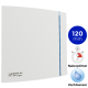 S&P Silent Design 200 CHZ TIMER + VOCHTSENSOR Badkamer/ toilet ventilator - Ø120mmthumbnail