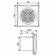 S&P Silent 100 CHZ TIMER + VOCHTSENSOR Badkamer/ toilet ventilator - Ø100mmthumbnail S&P Silent 100 CHZ TIMER + VOCHTSENSOR Badkamer/ toilet ventilator - Ø100mmthumbnail