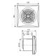 S&P Silent 200 CHZ TIMER + VOCHTSENSOR Badkamer/ toilet ventilator - Ø120mmthumbnail S&P Silent 200 CHZ TIMER + VOCHTSENSOR Badkamer/ toilet ventilator - Ø120mmthumbnail
