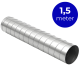 Filterfabriek Huismerk Spirobuis dia 150mm - lengte 1,5 meter - rond gegalvaniseerd   thumbnail