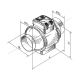 TURBO-E-125 buisventilator - twee standen - Ø125mmthumbnail TURBO-E-125 buisventilator - twee standen - Ø125mmthumbnail