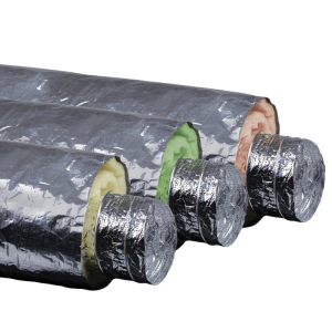 Geïsoleerde flexibele slang - Ø150mm - 6 meter - aluminium