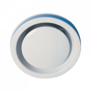 Brandwerend afvoerventiel rond - Ø 125mm - wit