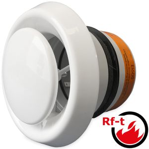 Luchtventiel (toevoer & retour) Ø200mm voorzien van brandwerende vlinderklep