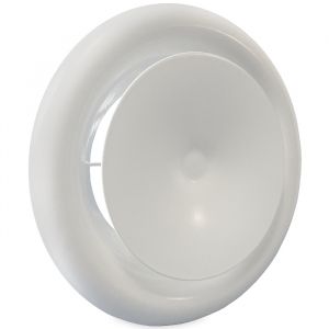 Rooster/ventiel Ø160mm staal - toevoer - met veer Rooster/ventiel Ø160mm staal - toevoer - met veer