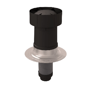 Ventus - Geïsoleerde dakdoorvoer voor platdak - Ø 150/160mm Ventus - Geïsoleerde dakdoorvoer voor platdak - Ø 150/160mm