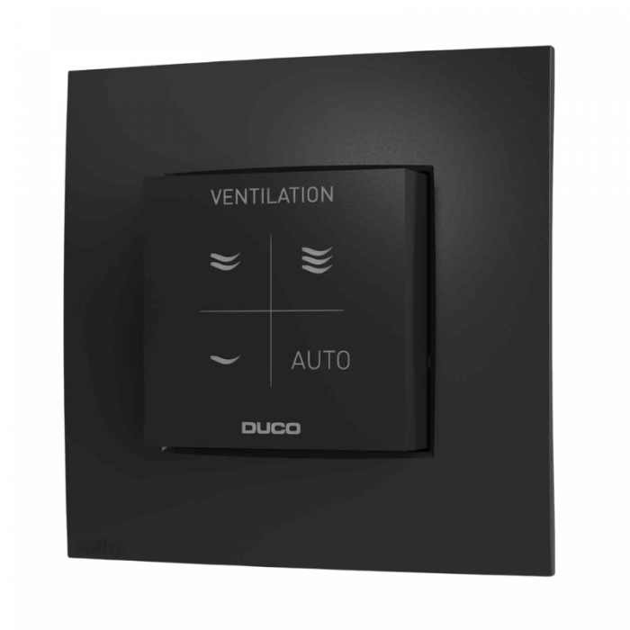 Duco afstandsbeidening RF-batterij - 4 standen - Zwart Duco afstandsbeidening RF-batterij - 4 standen - Zwart