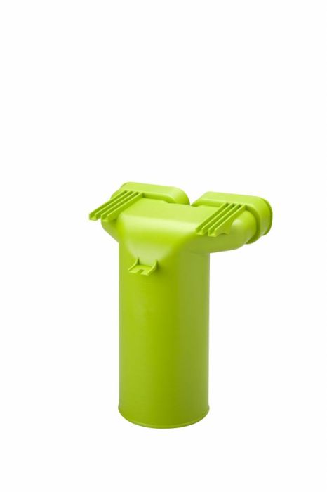 Air Excellent AE35sc Ventieladapter 90° 125 met 1 afdekkap