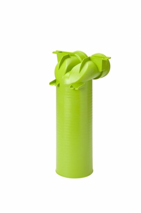 Air Excellent AE48c Ventieladapter 90° 125 met 1 afdekkap