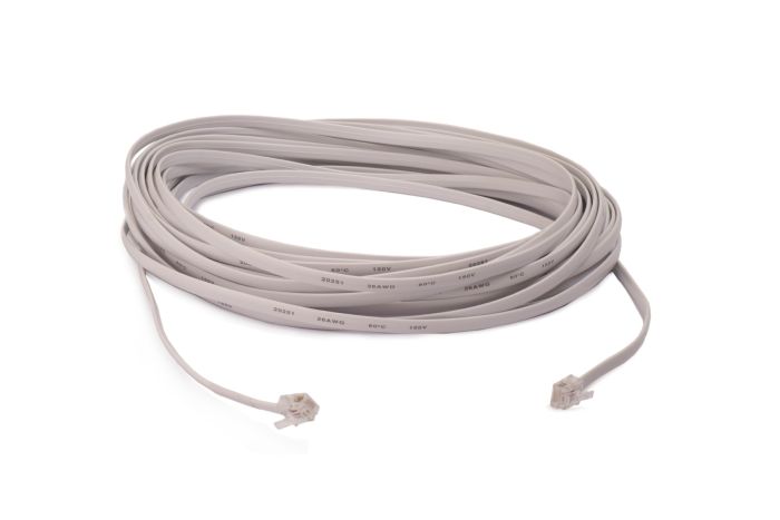 Semi modulaire kabel, 10 meter RJ12 6-aderig