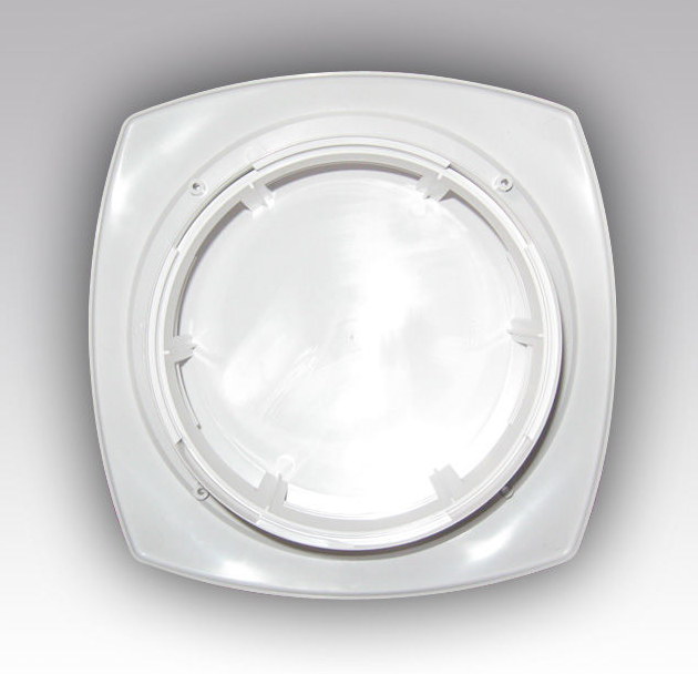 Kunststof ventilatierooster Ø160mm - toevoer - wit Kunststof ventilatierooster Ø160mm - toevoer - wit