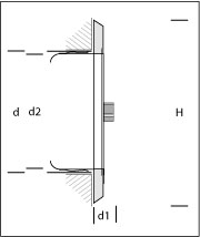 Afsluitbaar rooster Ø125mm - RVS