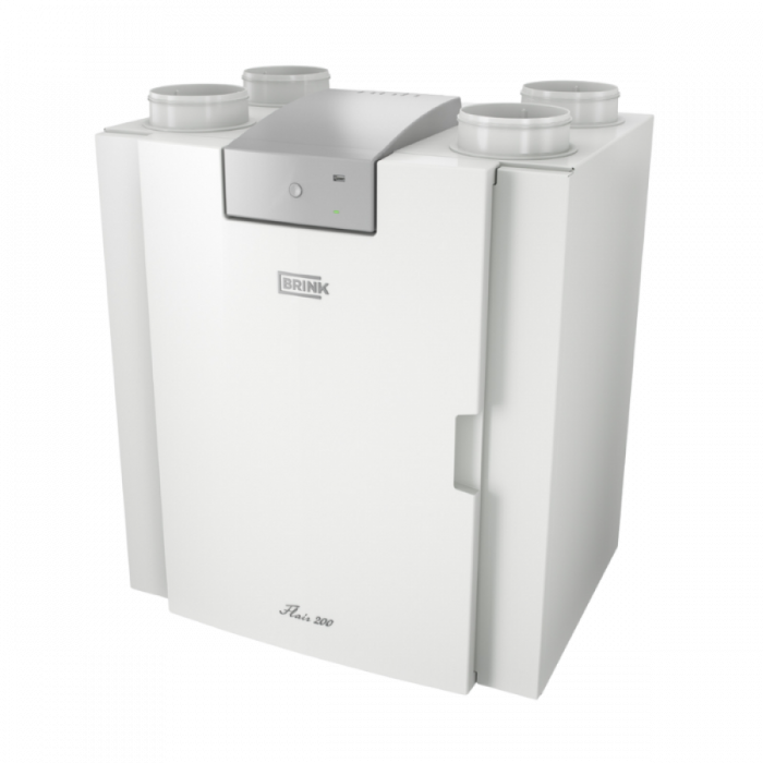 Brink WTW Flair 200 - 4b rechts - met enthalpiewisselaar