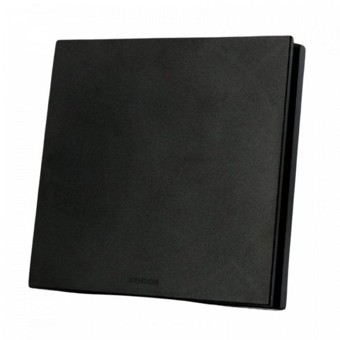 Renson Aeroo Designventiel vierkant - kunststof Ø125mm - RAL9005 Renson Aeroo Designventiel vierkant - kunststof Ø125mm - RAL9005