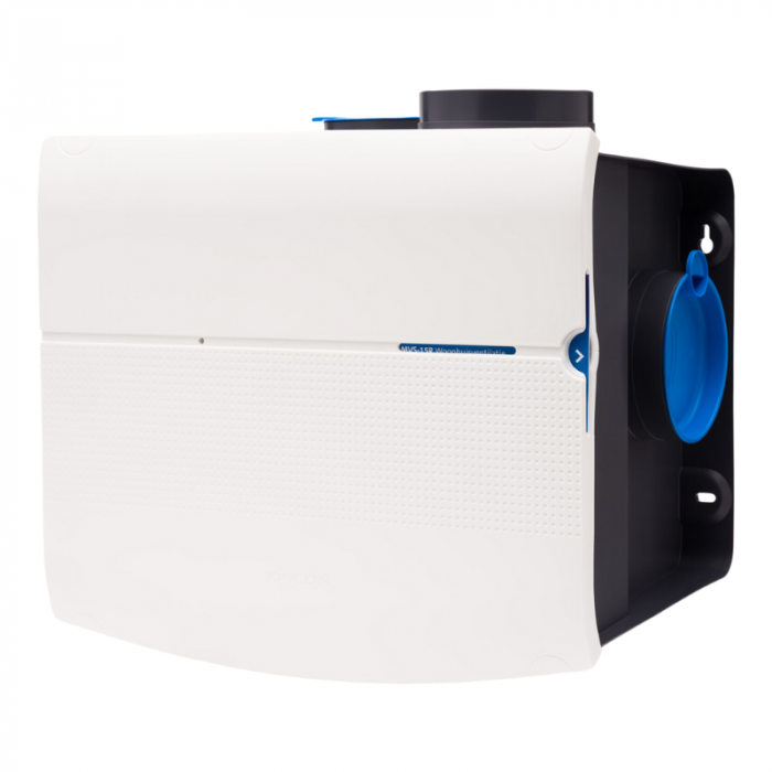 Orcon MVS 15RHB 520m3/h + vochtsensor + RFT bediening - randaarde stekker - 4 ventielen Orcon MVS 15RHB 520m3/h + vochtsensor + RFT bediening - randaarde stekker - 4 ventielen