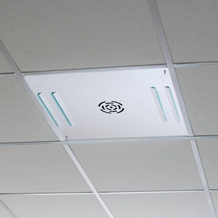 Airfixr Panel luchtreiniger voor in systeemplafonds - wit Airfixr Panel luchtreiniger voor in systeemplafonds - wit