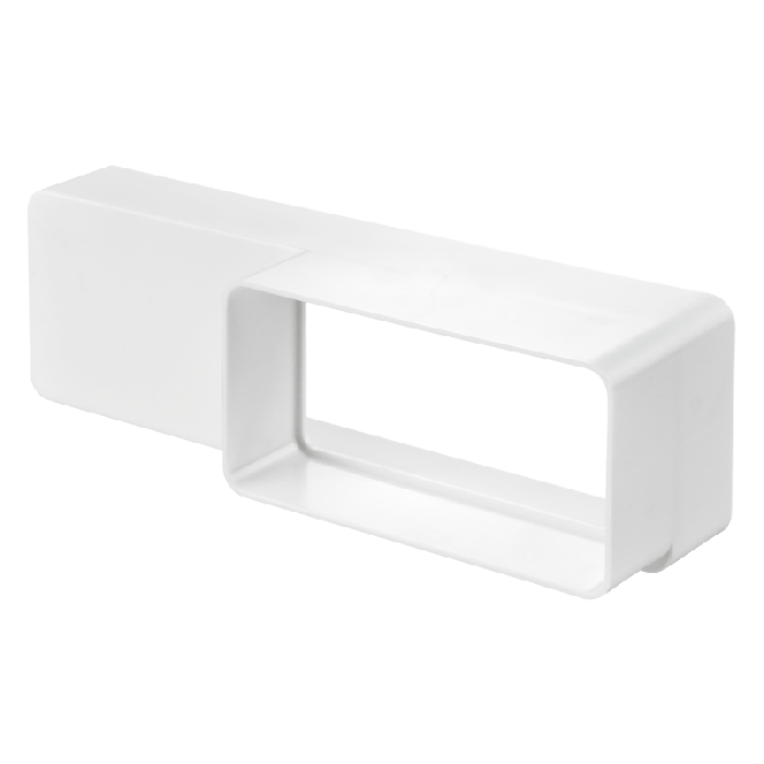 Verloopstuk - 204x60 naar 120x60mm - asymmetrisch