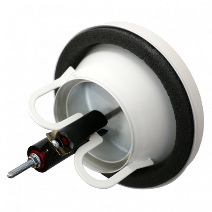 Brandwerend afvoerventiel rond - Ø 100mm - wit Brandwerend afvoerventiel rond - Ø 100mm - wit