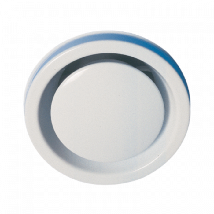 Brandwerend afvoerventiel rond - Ø 125mm - wit