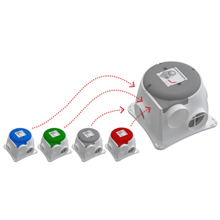 Zehnder Woonhuisventilator Comfofan Silent (Perilex) - 458005606