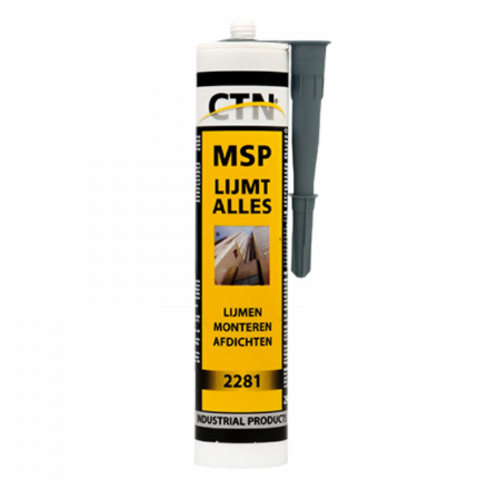 CTN MSP sterk verlijmende kit - GRIJS CTN MSP sterk verlijmende kit - GRIJS