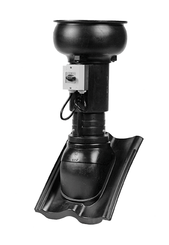 Itho Daalderop Dak MV-unit 436 , RV-sensor inside, werkschakelaar