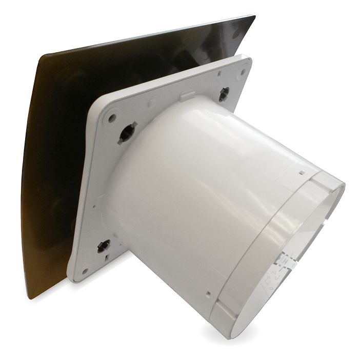 Badkamer/toilet ventilator - trekkoord - Ø100mm - goud