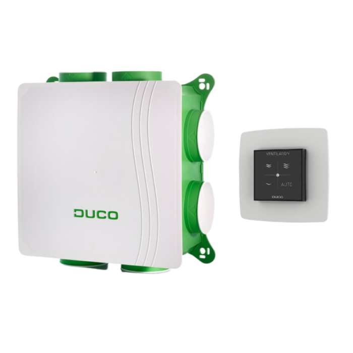 DucoBox Silent - euro stekker + bedieningsschakelaar RF batterij