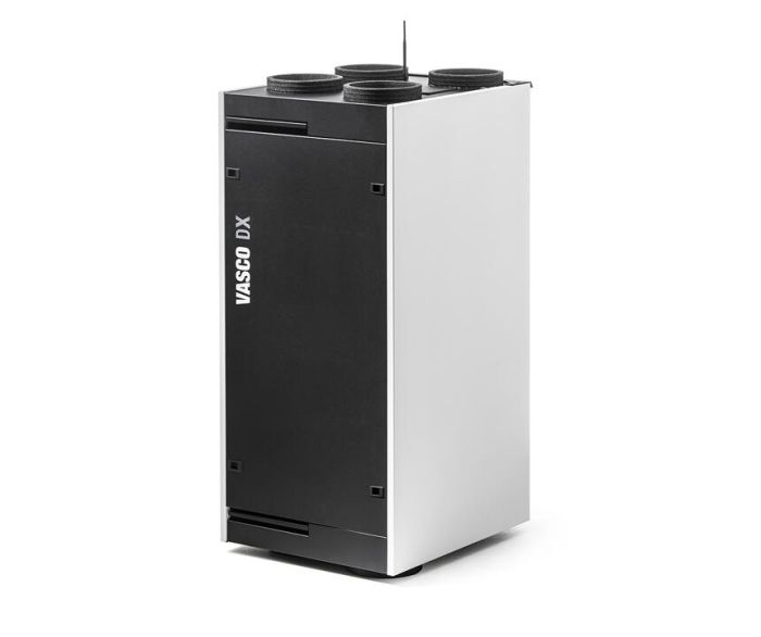 Vasco DX5 wtw unit 480m3/h inclusief draadloze bediening Vasco DX5 wtw unit 480m3/h inclusief draadloze bediening