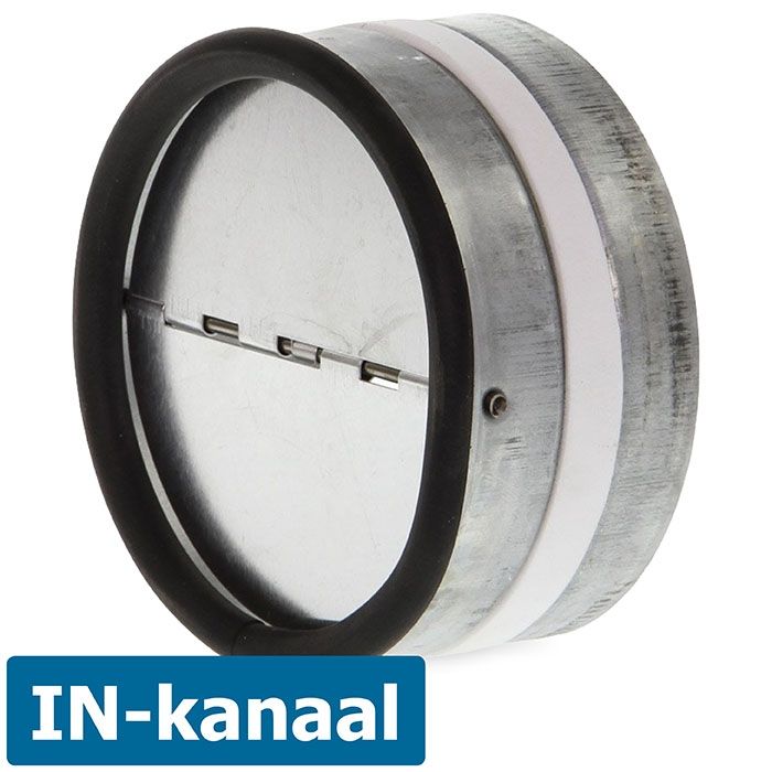Terugslagklep Ø 200mm - in kanaal Terugslagklep Ø 200mm - in kanaal