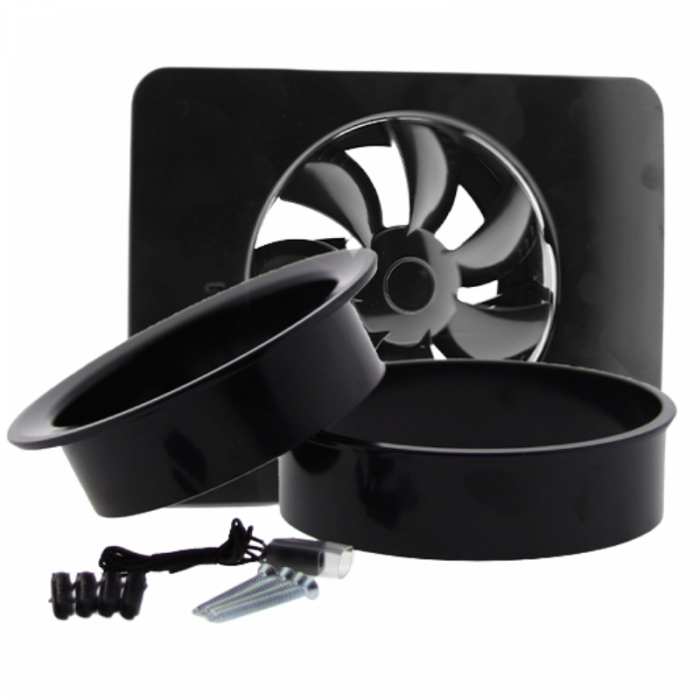 Nedco Intellivent 2.0 badkamerventilator zwart 134 m3/h Nedco Intellivent 2.0 badkamerventilator zwart 134 m3/h